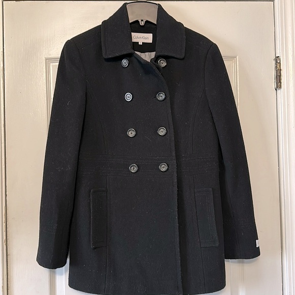 Calvin Klein Jackets & Blazers - Calvin Klein Woman’s black pea coat